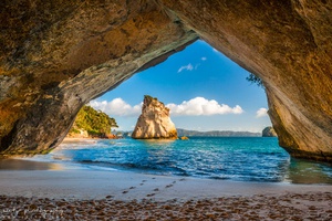 Пляж Cathedral Cove