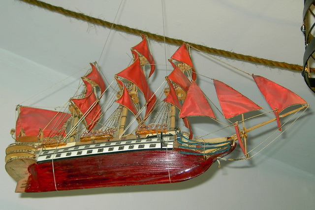 Корабли в музее Александра Грина