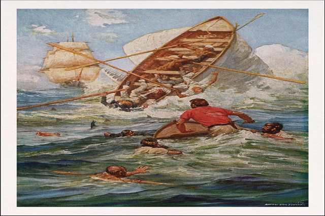 Морские пейзажи и иллюстрации Антона Отто Фишера