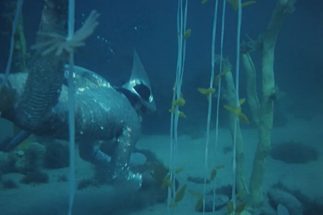 Секреты подводных съемок фильма Человек-амфибия