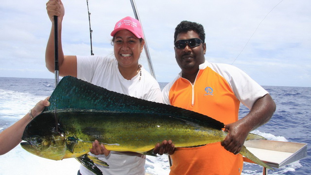Рыбалка на дорадо на Фиджи