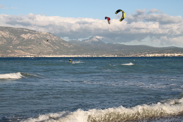 Остров Родос - одно из лучших мест для кайтсерфинга в Греции
