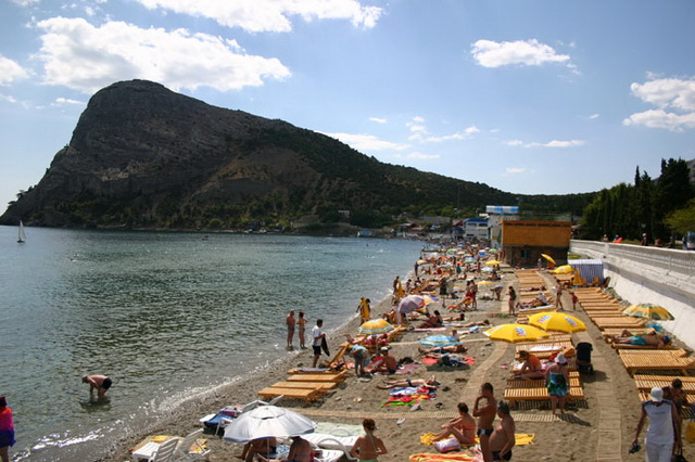 Пляжи Нового Света в Крыму