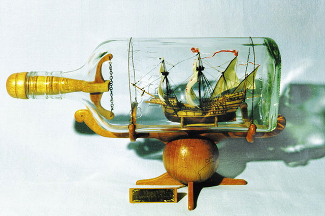 Корабли в бутылках - история искусства