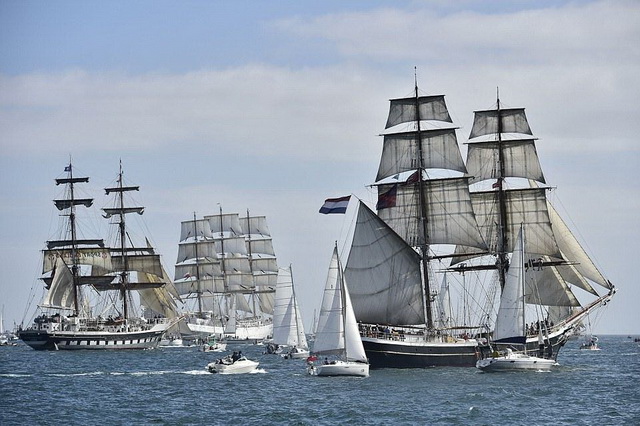 Известная парусная гонка The Tall Ships Races