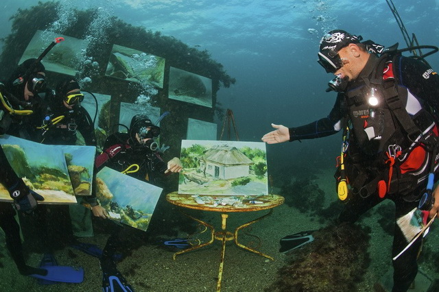 Дайвинг и подводная живопись