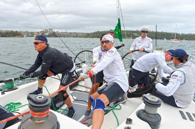 Российская команда в гонке Rolex Sydney Hobart 2016