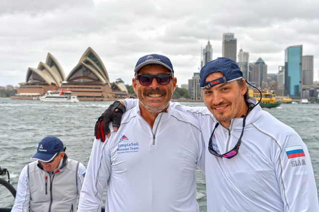 Российские яхтсмены в гонке Rolex Sydney Hobart 2016